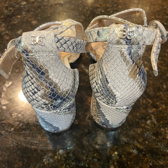 Sam Edelman snake skin strappy heel - Picture 4 of 6